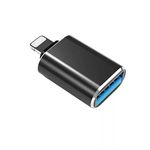 OTG átalakító adapter (USB 3.0-ról Lightning), fekete fotó