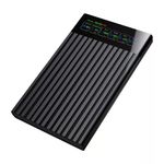 Külső merevlemez ház, 2.5" SATA HDD, LCD, USB 3.2, max 4TB SSD/HDD, fekete fotó