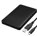 Külső merevlemez ház, 2.5" SATA HDD, USB 3.1, max. 8TB SSD/HDD-hez, fekete fotó