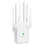 Wi-Fi WLAN jelerősítő Repeater, 2.4/5GHz, LAN/WAN Ethernet port, WPS, fehér fotó