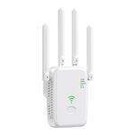 Wi-Fi WLAN jelerősítő Repeater, 2.4GHz, LAN/WAN Ethernet port, WPS, fehér fotó