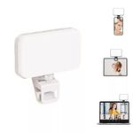 Hordozható szelfi LED, fénykép/videó/smink, fényerő/színhőmérséklet, fehér fotó