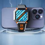 Univerzális Okostelefon/Tablet hűtő, RGB, halk hűtés, hordozható, szürke fotó