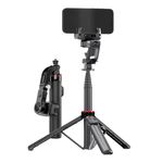 Mobiltelefon képstabilizátor, AI követés, 1 axis gimbal, tripod/szelfibot fotó
