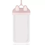 Univerzális vízálló védőtok okostelefonhoz, 7.0" méretig méretig, pink fotó