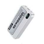 Wekome Powerbank 10000mAh, külső akkumulátor, 22.5W 2xUSB-C, 1xUSB-A, fehér fotó