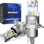 Beamfly H4 LED fényszóró izzó 20000LM, 6000K hideg fehér fény (2 db készlet) fotó