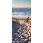 Viranda 3D Öntapadós Ajtómatrica - Tengerpart (77 × 200 cm) - PVC, vízhatlan, dekoráció fotó