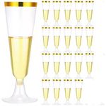 Eldobható pezsgőspohár szett - 20 db, 150 ml fotó