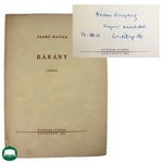 Szabó Magda: Bárány. Versek [1947] Weöres Sándor részére DEDIKÁLT ELSŐ KIADÁS fotó