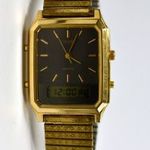 CITIZEN ANALÓG ÉS DIGITÁLIS ARANYOZOTT " KOCKA " KARÓRA ! fotó