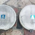 régi Hella ködlámpa veterán autó felszerelés fotó