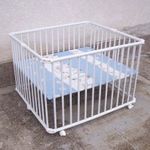 ÚJSZERŰ!!! FÉLÁRON!!! NÉMET!!! Geuther gurulós összecsukható babaágy kiságy járóka kis ágy fotó