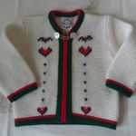 Tiroli kötött baby kardigán ( 92/98-as ) fotó