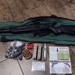 Keserű Omerta Gumilövedékes puska sok tartozékkal fotó