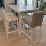 Magas Étkező / Bárasztal Székekkel fotó