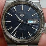 SEIKO 5 Automatic Naptáras Férfi Karóra EREDETI SZÍJJÁN SZÉPEN MŰKÖDIK!! fotó