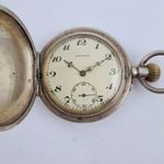 ENIGMA, Remontoir ezüst niellós zsebóra - 1FT - NMÁ fotó