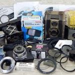 Egy kupac defektes fényképezőgép - plusz minden féle fotós portéka fotó