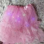 csillagos világítós rózsaszínű tüllszoknya, 116-134 fotó