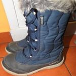 Használt jó állapotú Quechua vízálló meleg prémes téli hótaposó gyermek lányka csizma eladó! 36-os! fotó