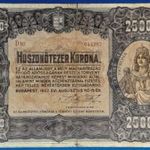 1923 -as 25.000 korona bankó !!!!!! RITKA VG (L4485) fotó