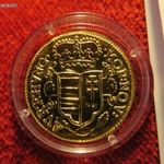 II.RÁKÓCZI FERENC DUKÁT 1705 UTÁNVERET ! ARANY: 3, 5g/986 KÉSZÜLT: 500 PÉLDÁNYBAN !! UNC fotó