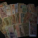 162 db vegyes világ papírpénz egyben /leírásban részletek/ fotó