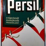 1930 körül PERSIL " A RÉGEN BEVÁLT ÖNMŰKÖDŐ MOSÓSZER " KORABELI REKLÁM ZOMÁNCTÁBLA ! fotó