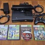 XBOX 360 slim 250GB konzol +Kinect+ 7db gyári játék fotó