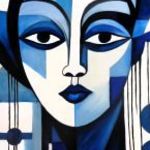 Kortárs modern festmény Báthory címmel fotó