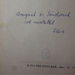 Illyés Gyuláné: József Attila utolsó hónapjairól 1987 WEÖRES SÁNDOR ÉS KÁROLYI AMY RÉSZÉRE DEDIKÁLT fotó