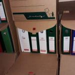 80 db használt iratrendező mappa gyűjtő dobozzal együtt fotó