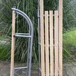 Kézműves fém szánkó 3 személyes fotó