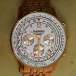 KRUG-BAÜMEN MÁRKÁS ARANYOZOTT TIPP-TOPP FÉRFI KARÓRA EREDETI DOBOZBAN CERTIVEL X ! fotó