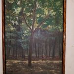 Márffy Ödön - Séta az erdőben - gyönyörű régi, olaj/ vászon festmény, -1Ft! Nincs minimálár! fotó
