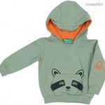 Benetton Új (címkés) Fiú Kapucnis pulóver (Méret: 80) fotó