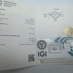 1.12 ct J/I3 briliáns gyémánt IGI tanúsítvánnyal fotó