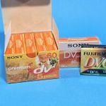 Sony mini DV premium 60 kazetta bontatlan + 1 fuji fotó