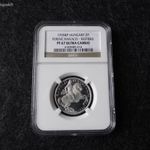 1935 "LOVAS" RÁKÓCZI FERENC EZÜST 2 PENGŐ - ARTEX UP. - MINŐSÍTETT NGC TOK - RITKA! fotó