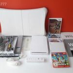 Eredeti Nintendo Wii konzol 5db játékkal és kiegészítőkkel + Balance board !! Super Mario + ... fotó