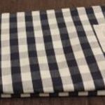 Kék-fehér kockás, Ikeás anyag - 75 cm széles, 2 méter (A) fotó