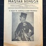 1938 Magyar rendőr - A Magyar Királyi Rendőrség szaklapja. EREDETI ÁLLAPOTBAN fotó