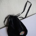 fekete bársony ajándék zacskó zsák újszerű összehúzható szél: 15cm mag: 18cm *szem.átvétel: Zugló fotó