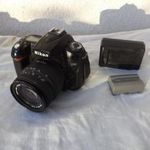 [ABC] NIKON D90 +objektív digi fényképezőgép 12MP (3286) fotó