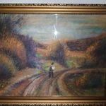 Fényes Adolf - Hazafelé - gyönyörű régi festmény - 1 Ft! Nincs minimálár! fotó
