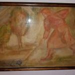 Egry József, Badacsony, szép régi festmény, 1forintról, nincs minimálár. fotó