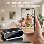 Asztali órába rejtett kamera fotó