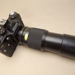 ZENIT 11 RÉGI FÉNYKÉPEZŐGÉP VÁZ RETRO CHINON 300 MM OBJEKTíV IGEN SZÉP ÁLLAPOTBAN fotó