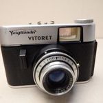VOIGTLANDER VITORET CAMERA RETRO FÉNYKÉPEZŐGÉP RÉGI NÉMET VASKAR 50 MM OBJEKTíV fotó